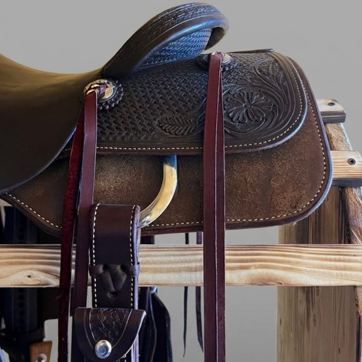 SELLA PAUL TAYLOR COW HORSE 16.5