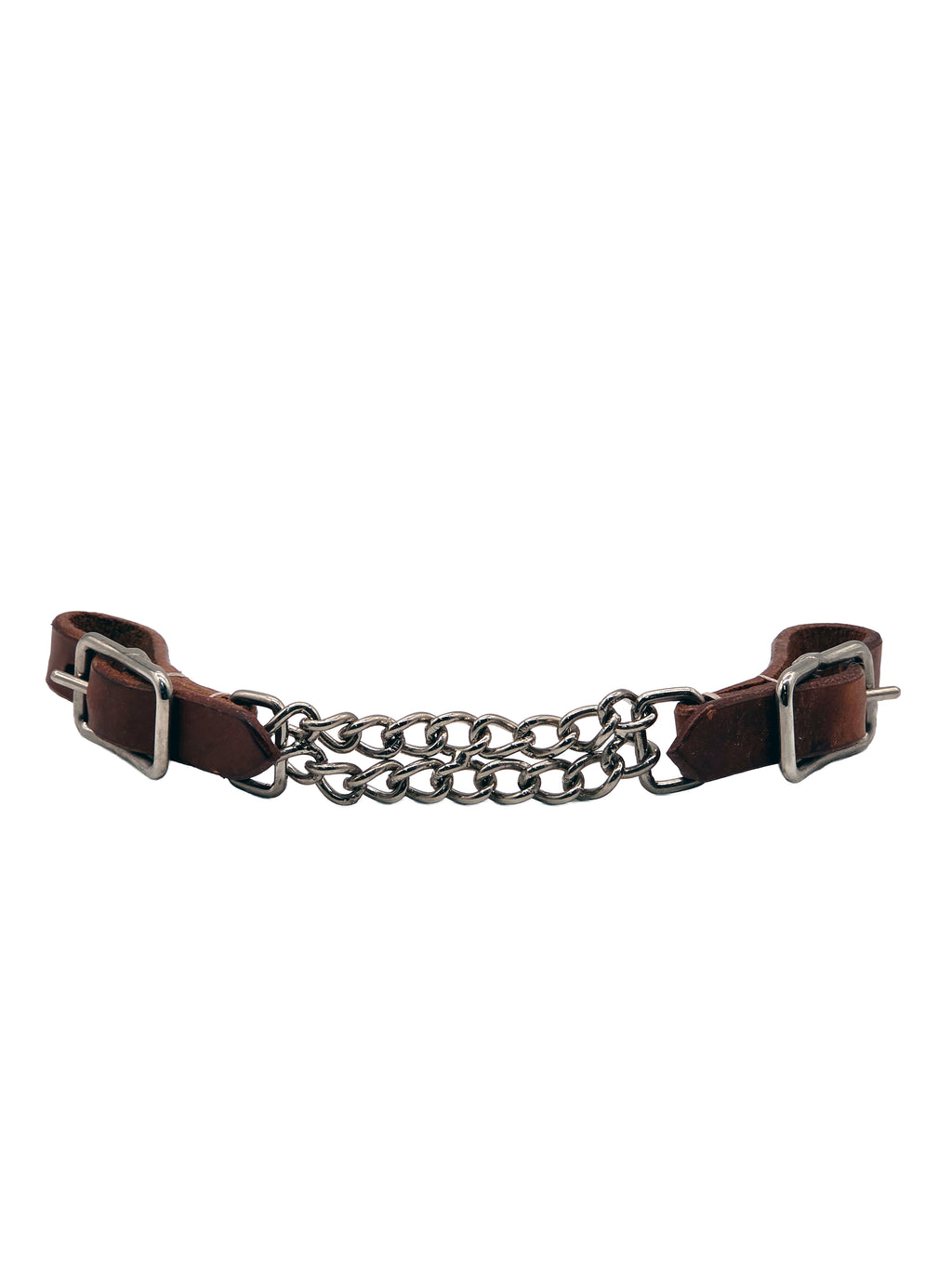 BARBOZZALE IN CUOIO E CATENA