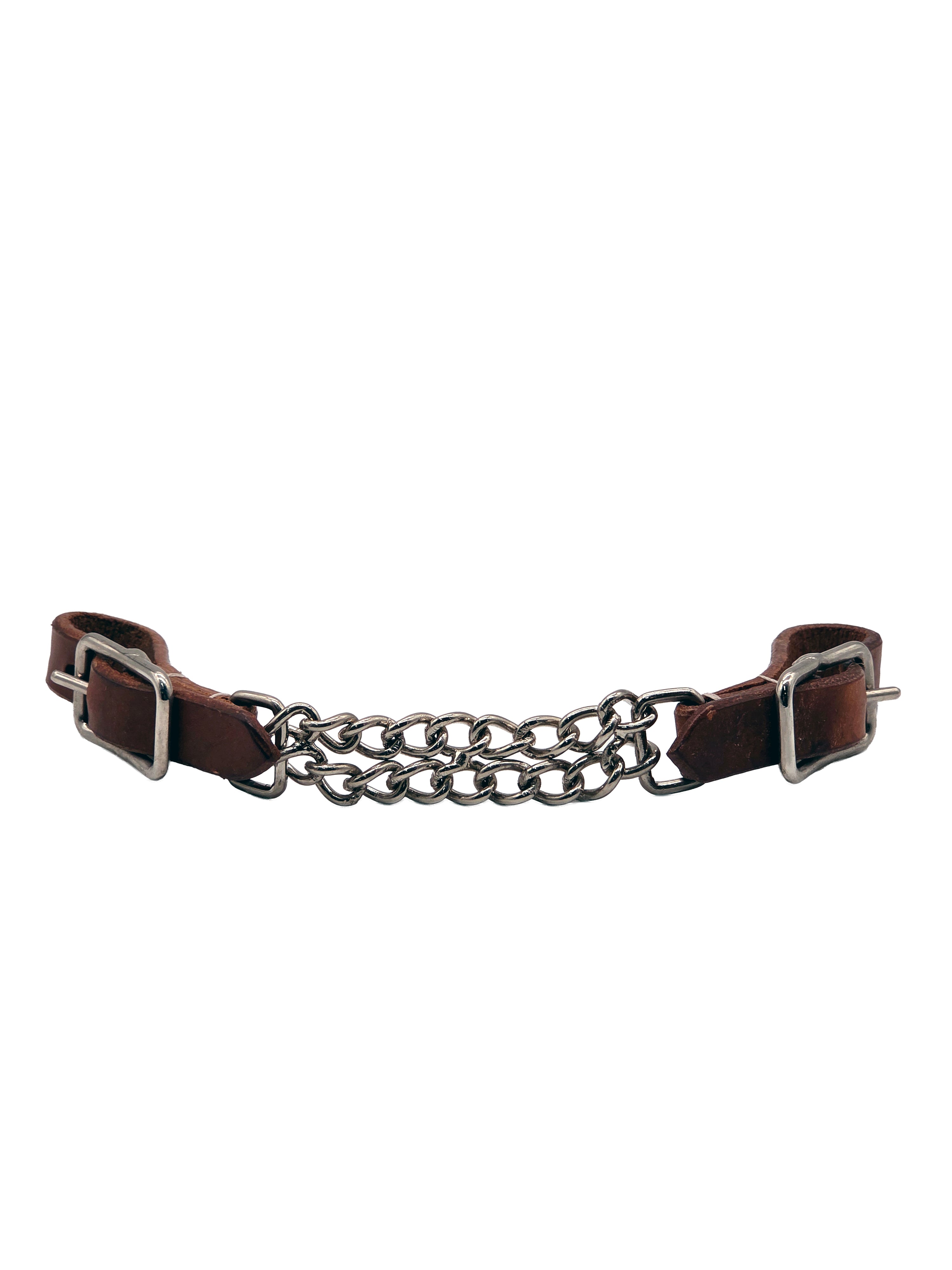 BARBOZZALE IN CUOIO E CATENA