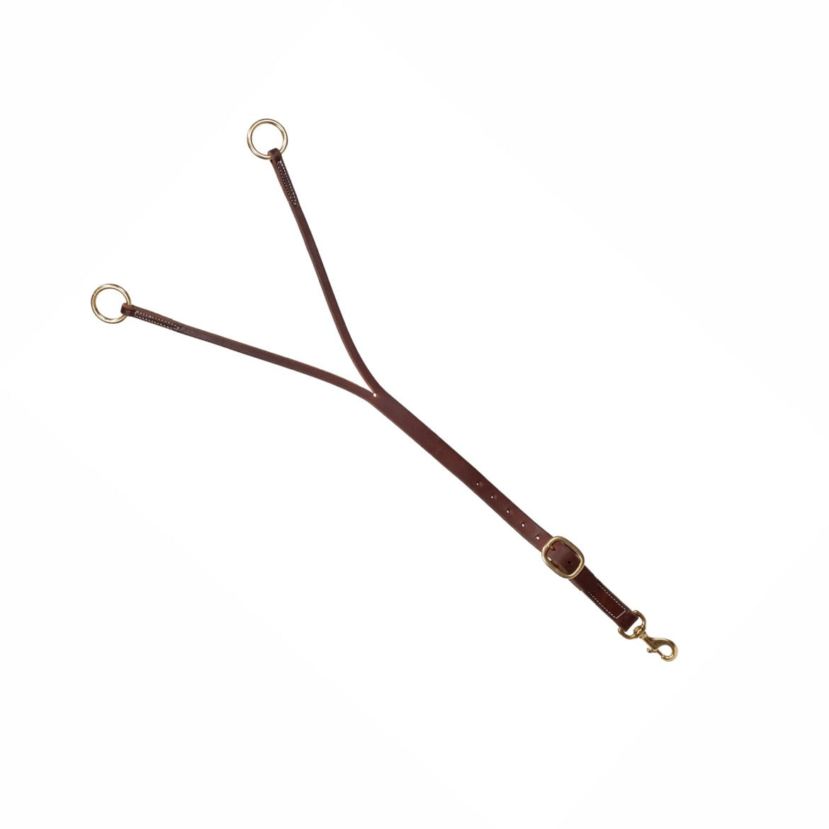 OILED HARNESS LEATHER TRAINING FORK