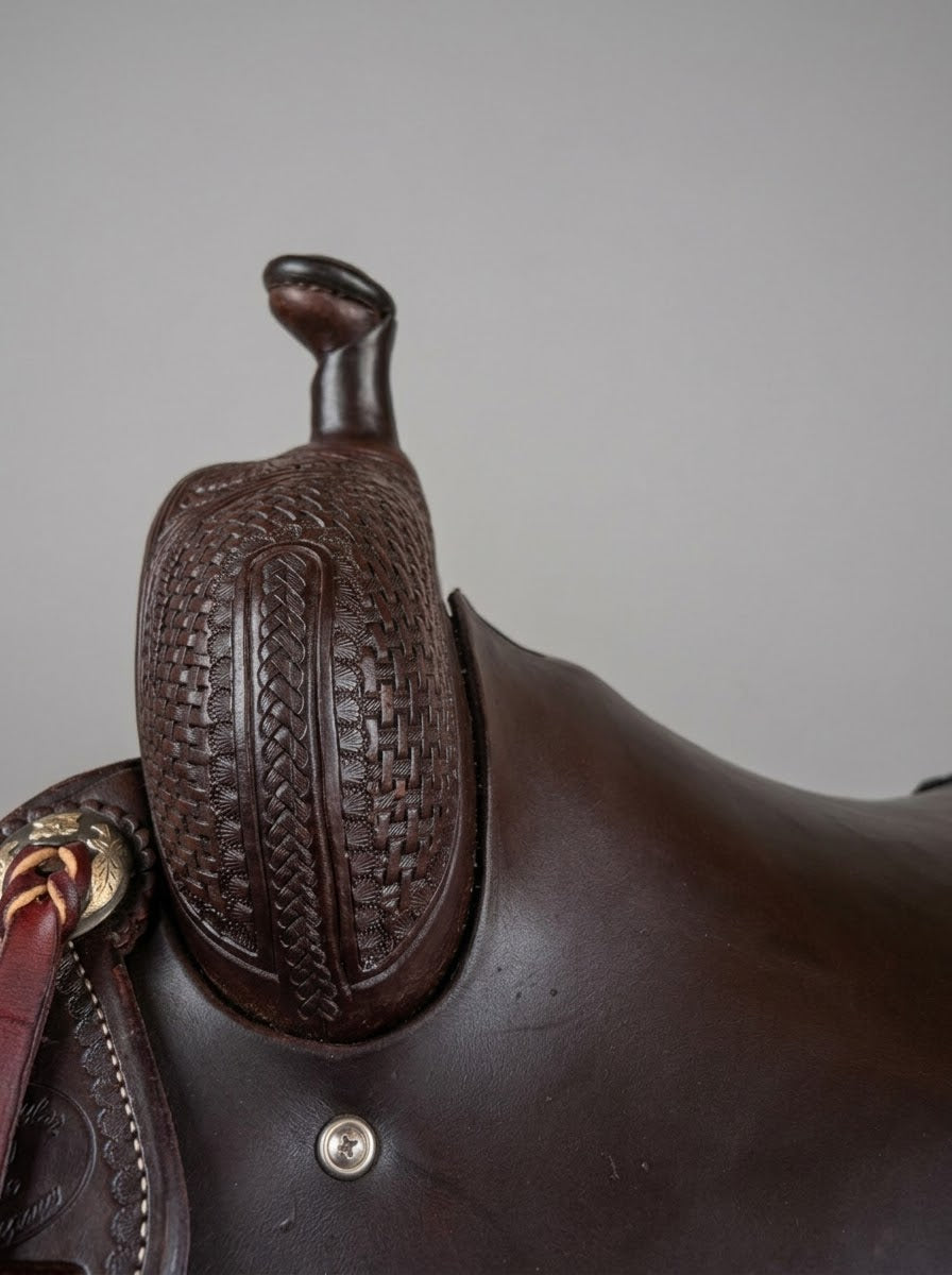 SELLA PAUL TAYLOR COW HORSE 16.5