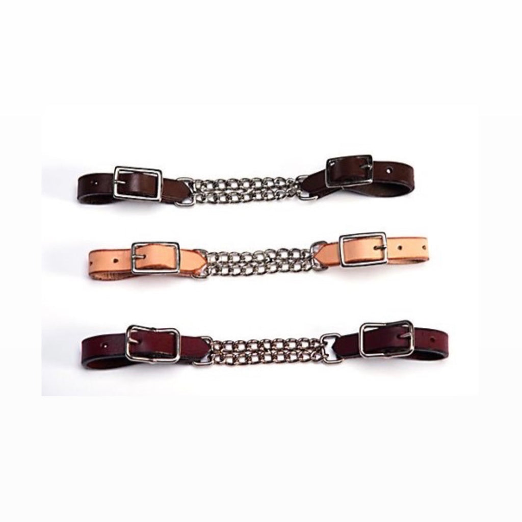 BARBOZZALE IN CUOIO E CATENA