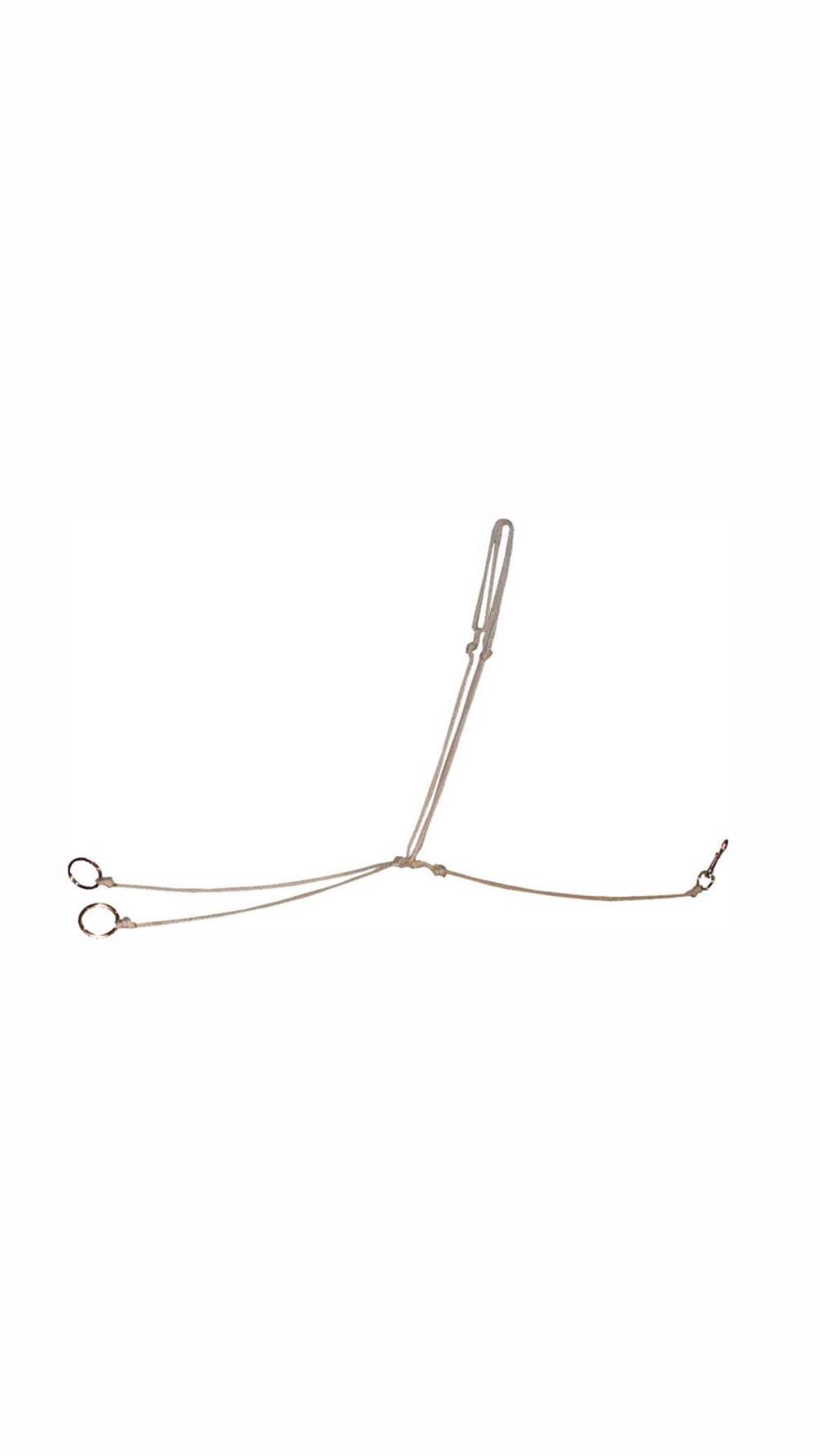 MUSTANG WHITE STRING MARTINGALE