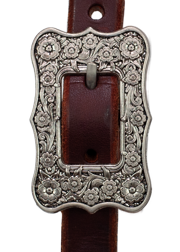 TESTIERA AD UN ORECCHIO 3⁄4 CON FIBBIA FANTASIA MARGHERITE