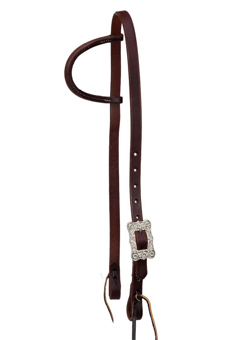 TESTIERA AD UN ORECCHIO 3⁄4 CON FIBBIA FANTASIA MARGHERITE