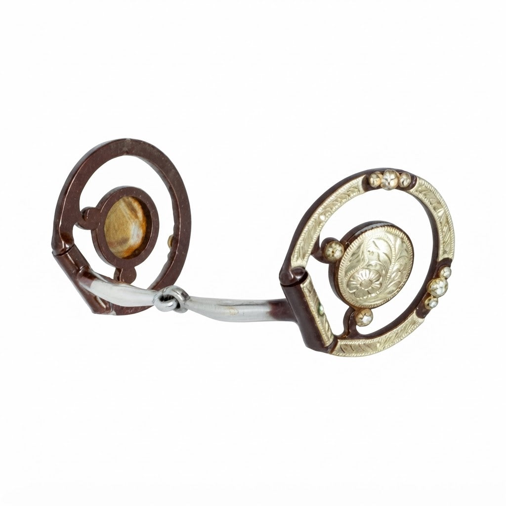 FILETTO TYLER ANTIQUE CONCHO D-RING