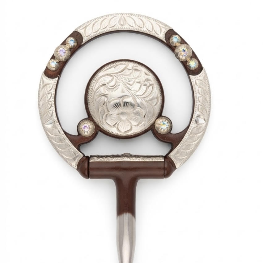 FILETTO TYLER ANTIQUE CONCHO D-RING